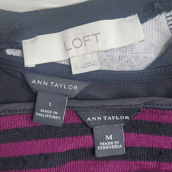 Ann Taylor Black Tops & Dress Mixed Bundle Women's size M/L - Picture 6 of 6